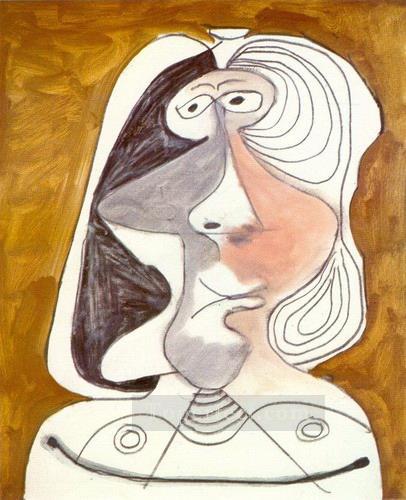 Buste de femme 6 1971 Cubism Oil Paintings